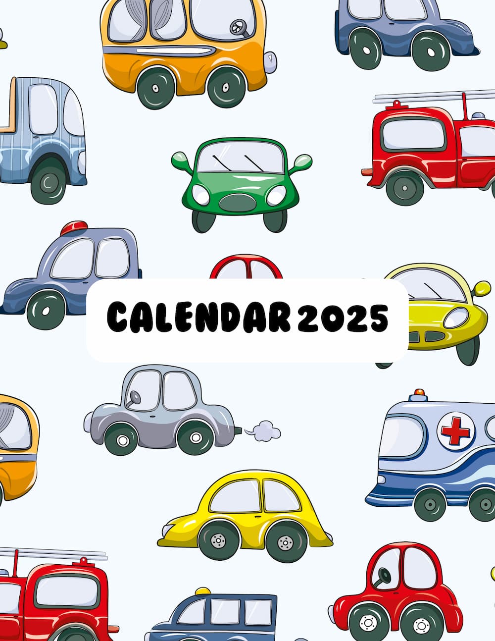 CALENDAR 2025 - CARS