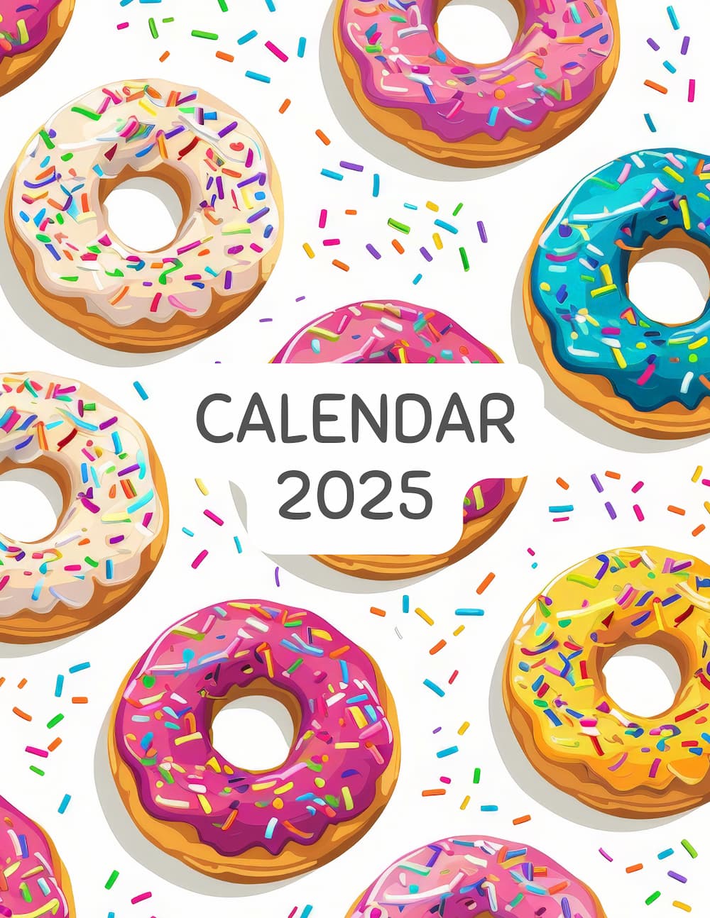 CALENDAR 2025 - DONUTS