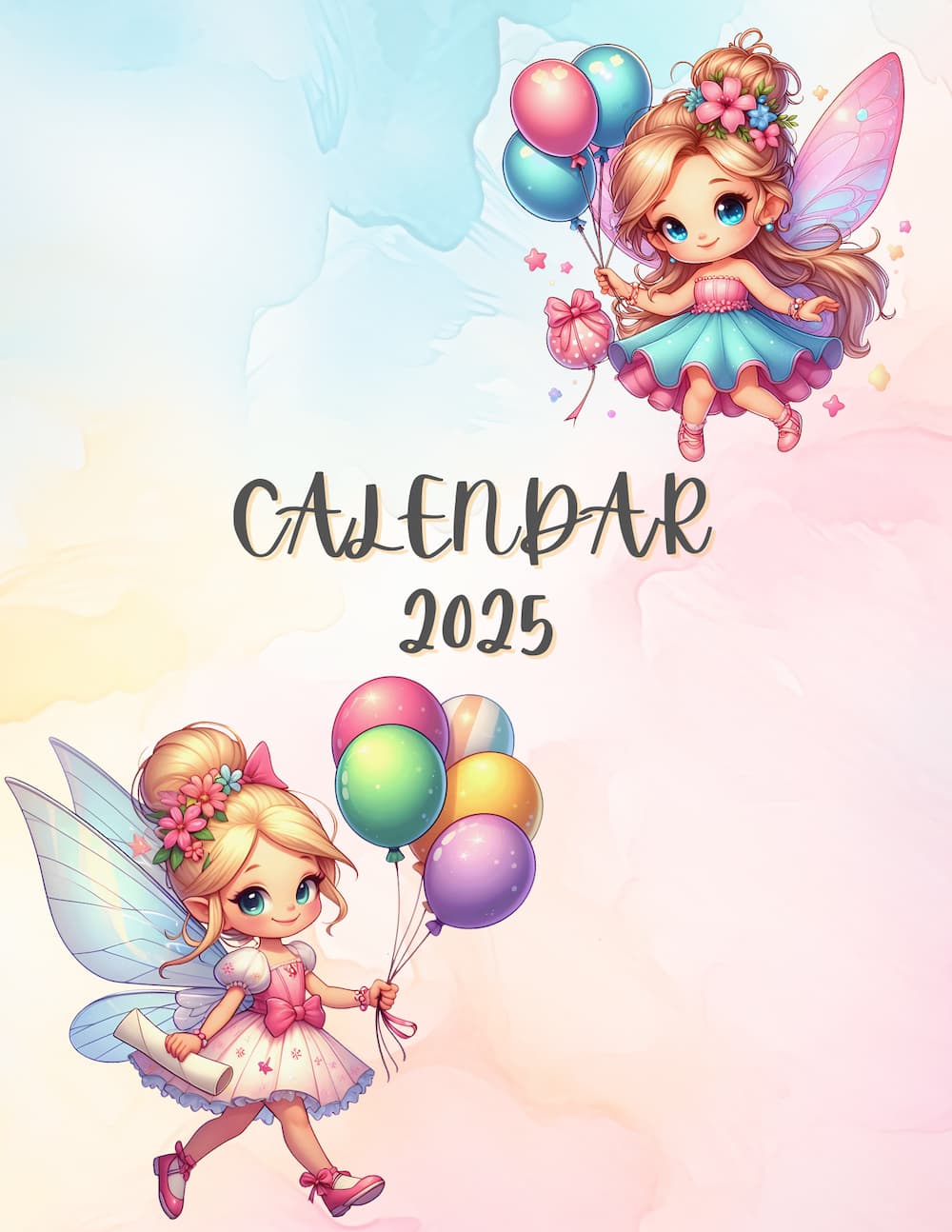 CALENDAR 2025 - FAIRIES