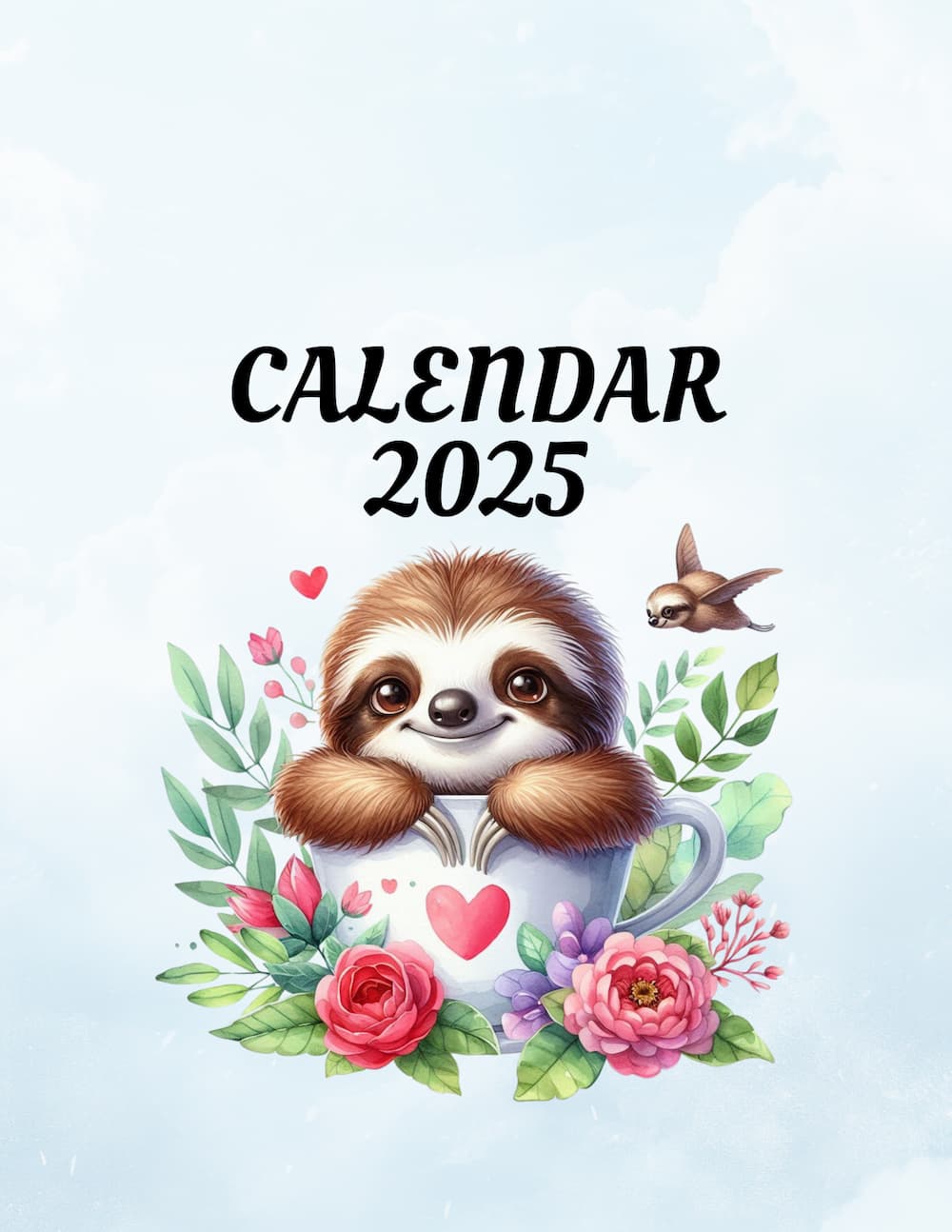 CALENDAR 2025 - SLOTHS