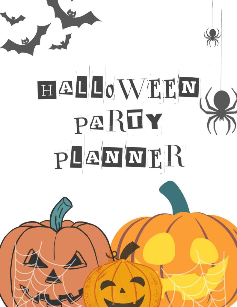 free printable halloween party planner 2