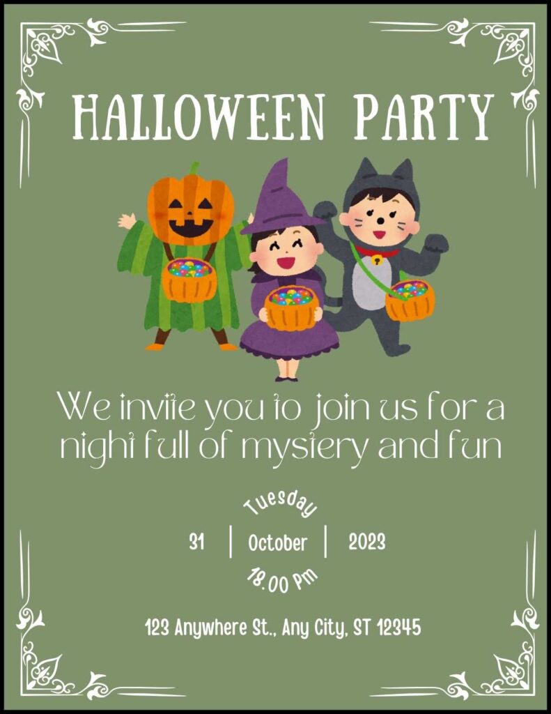 free printable halloween party planner 2