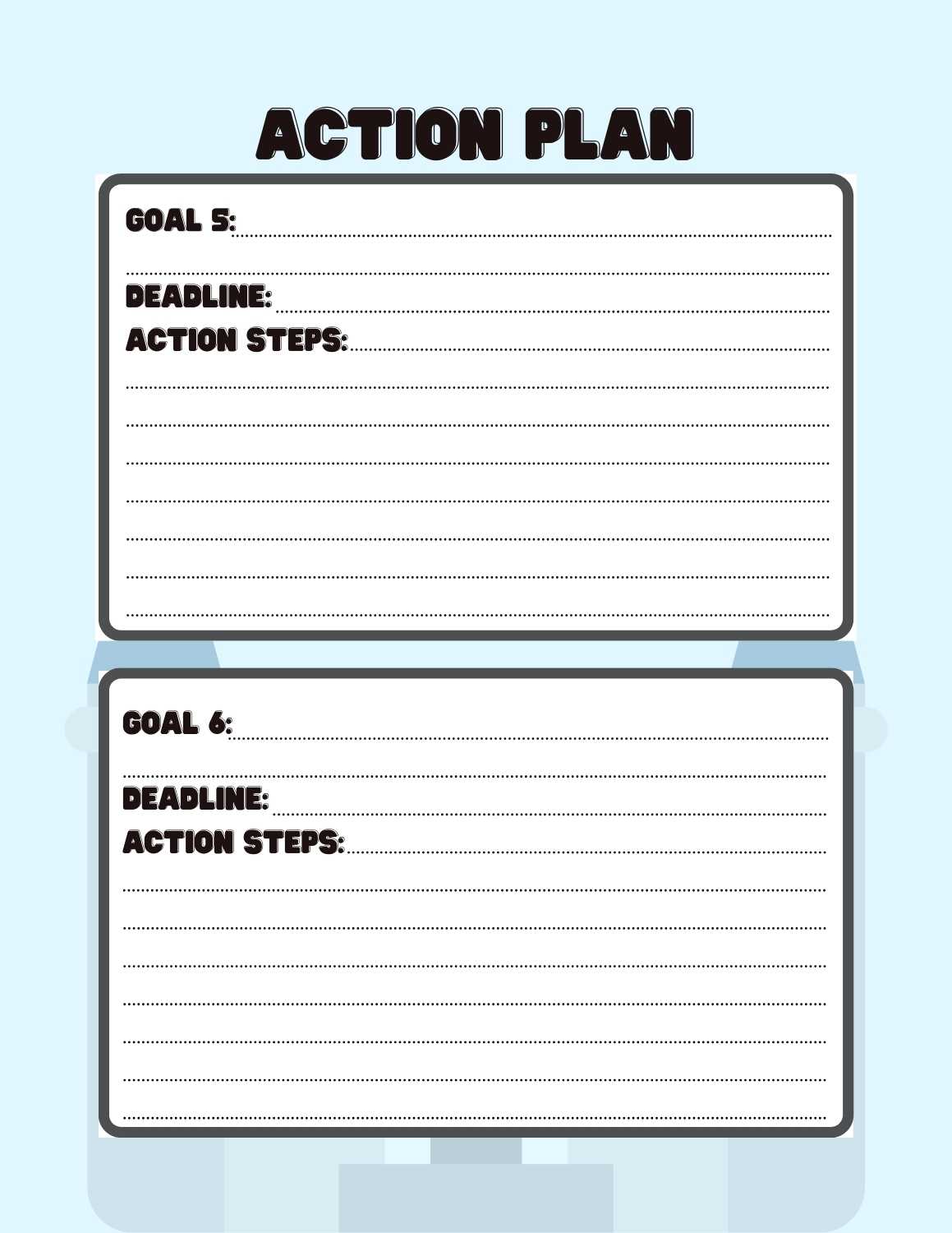 Goal Setting Printables For Kids 3