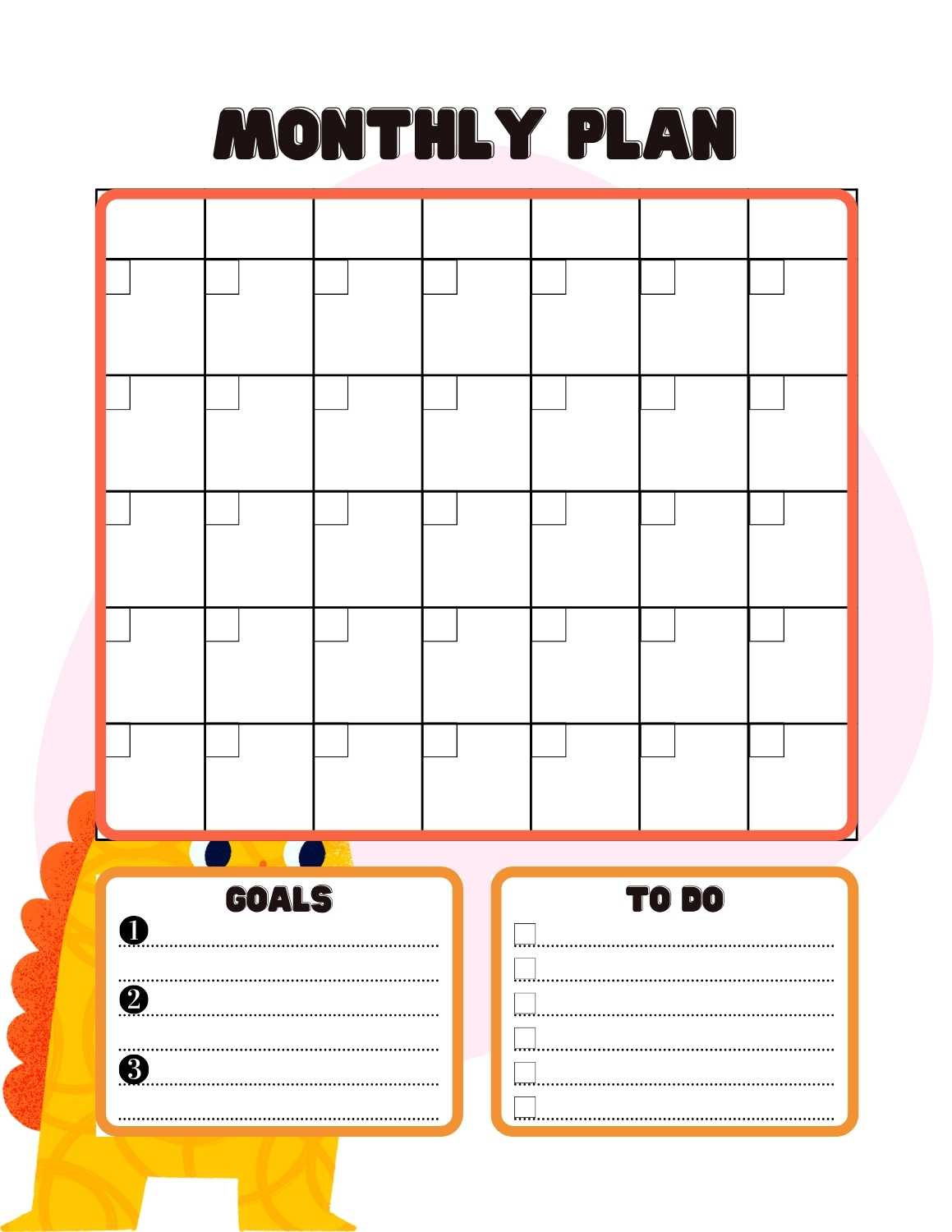 Free Printable Goal Setting For Kids 7