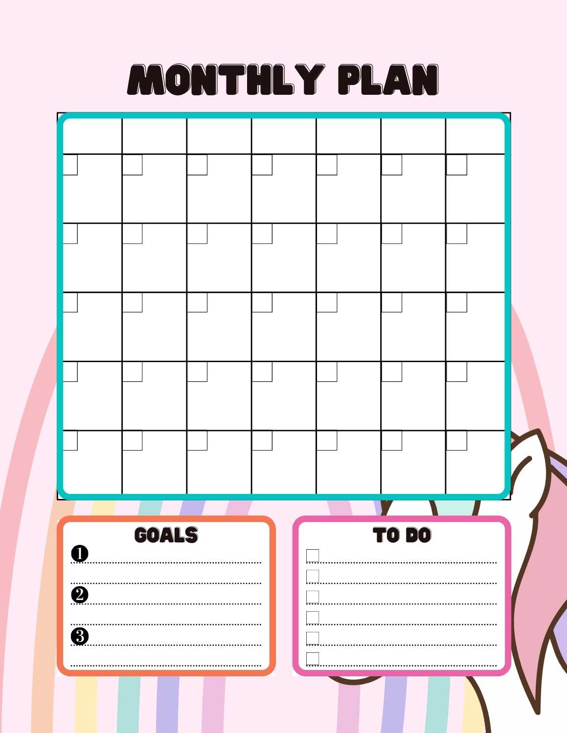 Goal Setting Printables For Girls 7