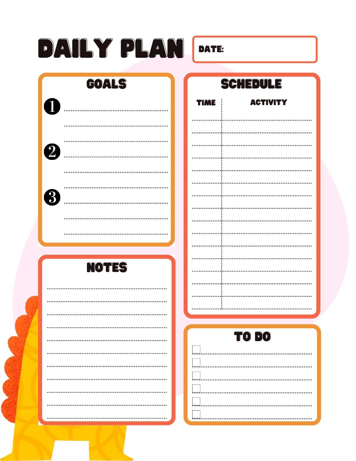 Free Printable Goal Setting For Kids 9