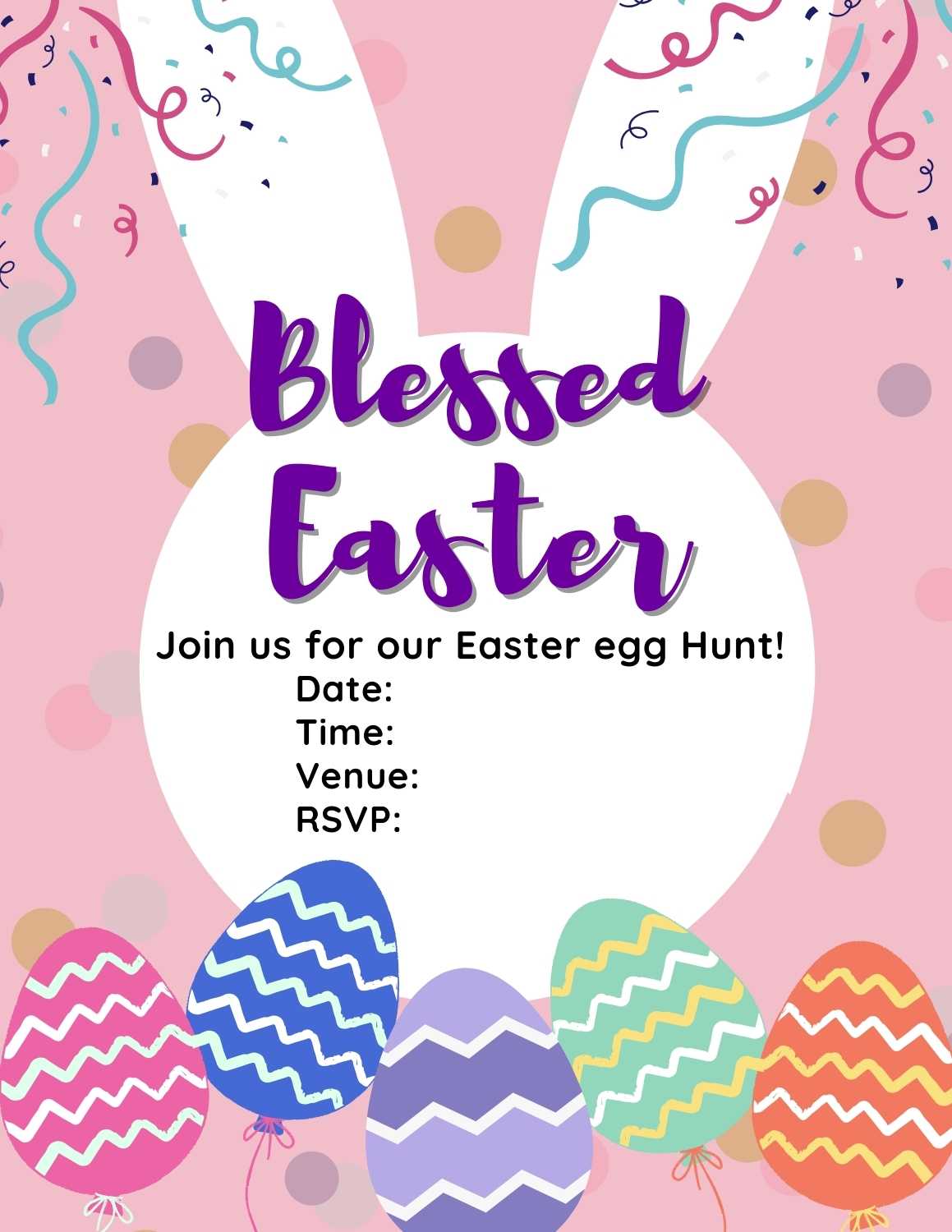 Free Easter Party Invitation Templates 2