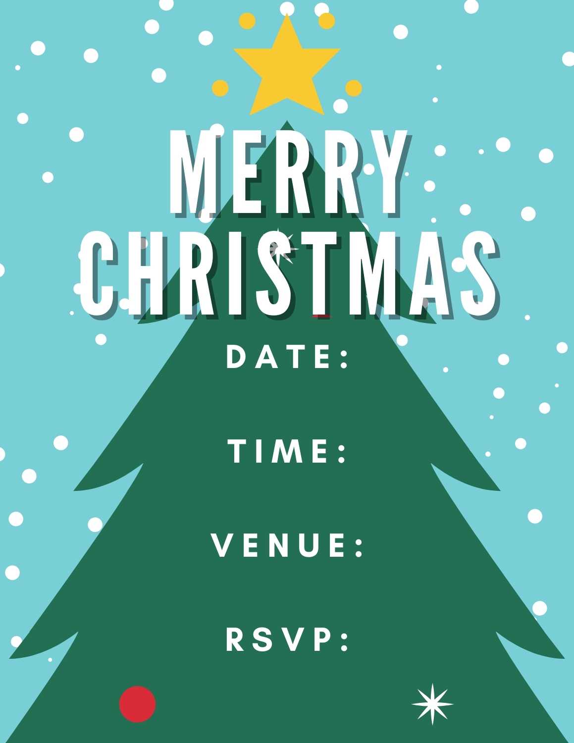 Free Christmas Party Invitation Templates 3