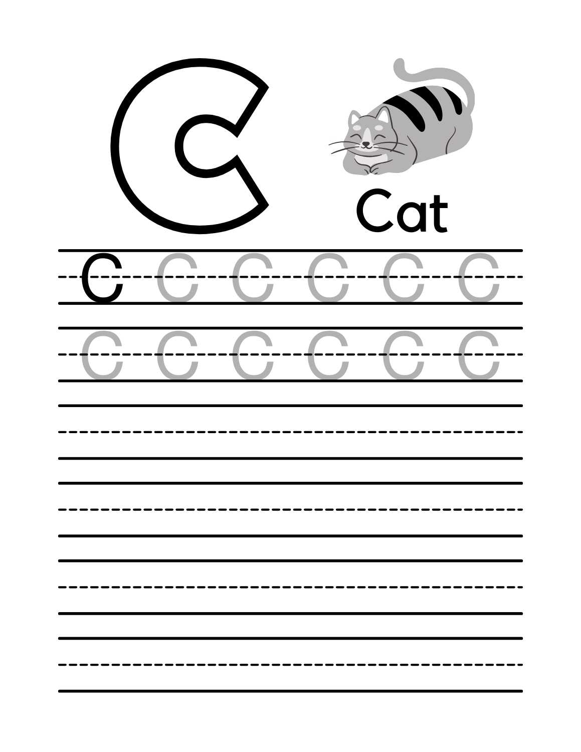 Free Printable Alphabet Tracing Worksheets 3