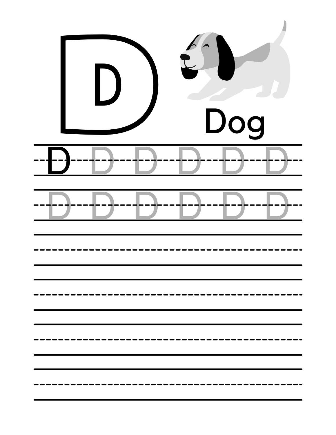 Free Printable Alphabet Tracing Worksheets 4