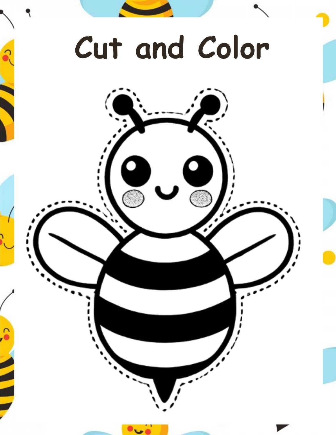 Free Honey Bee Spring Activities 8
