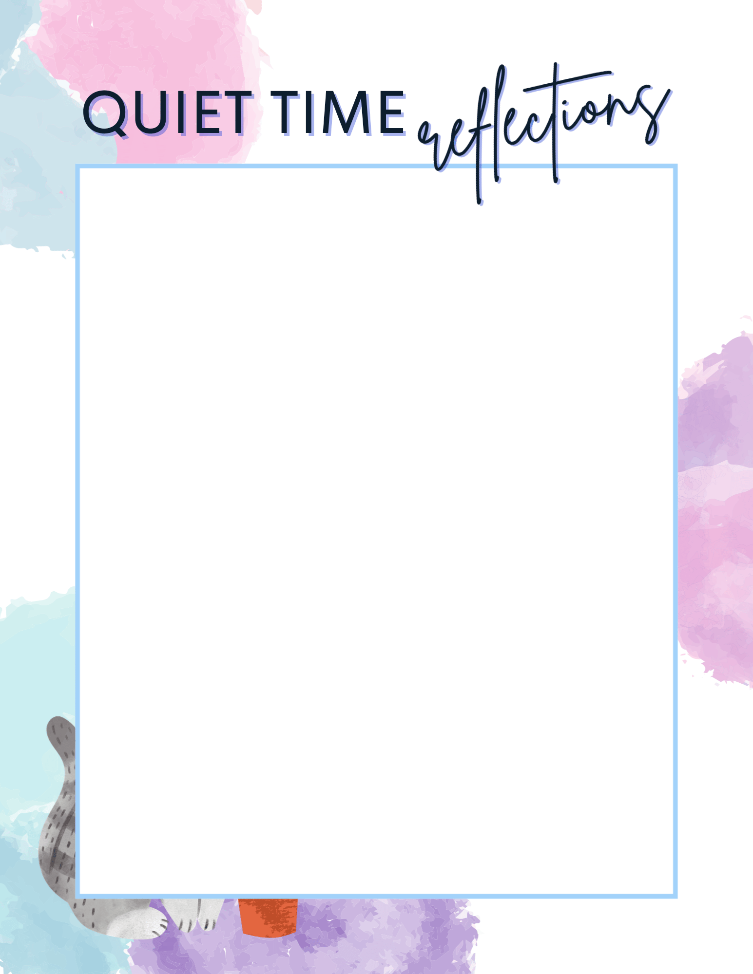 Free Printable Bible Study Journal 7