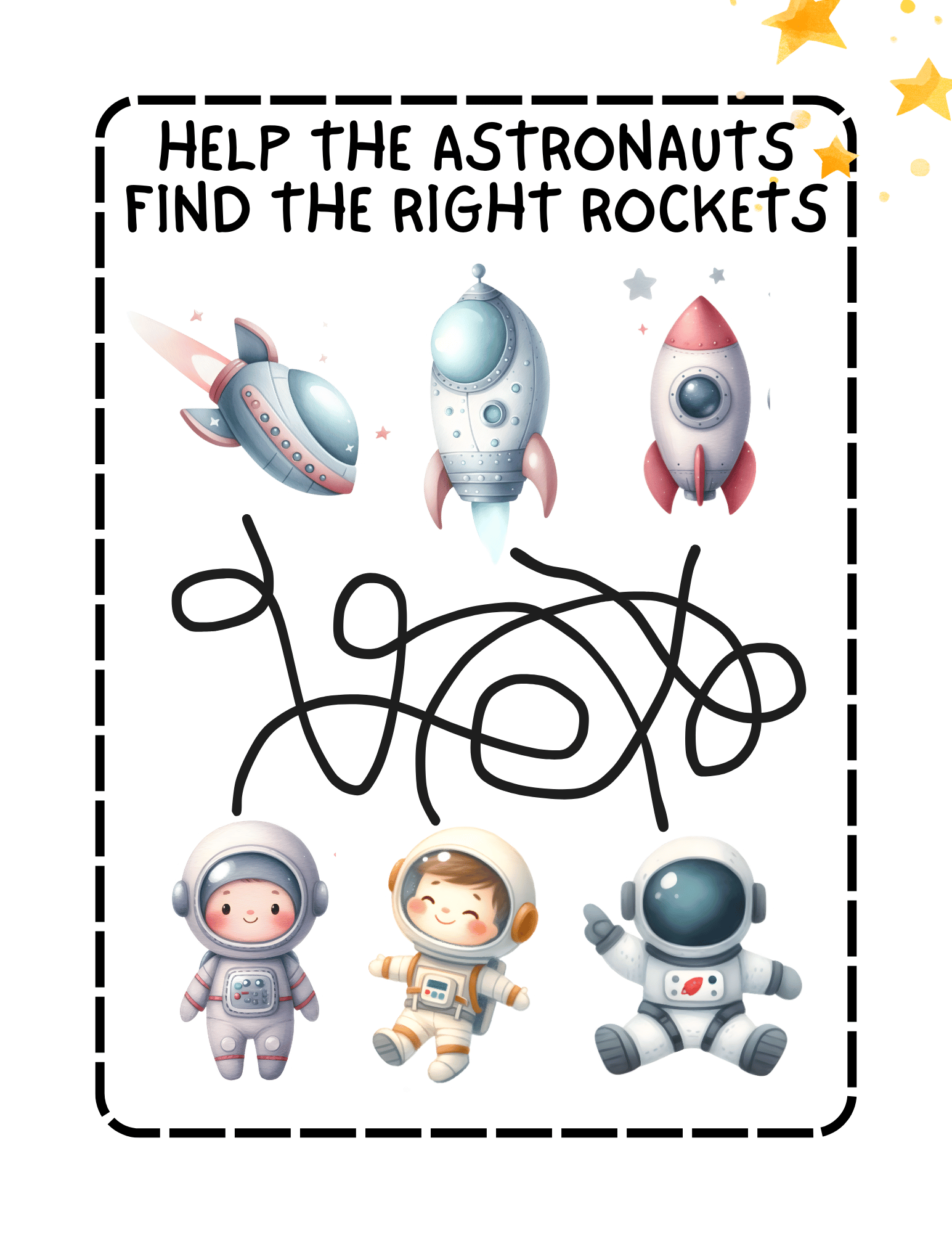 Free Space Printables For Kids 4