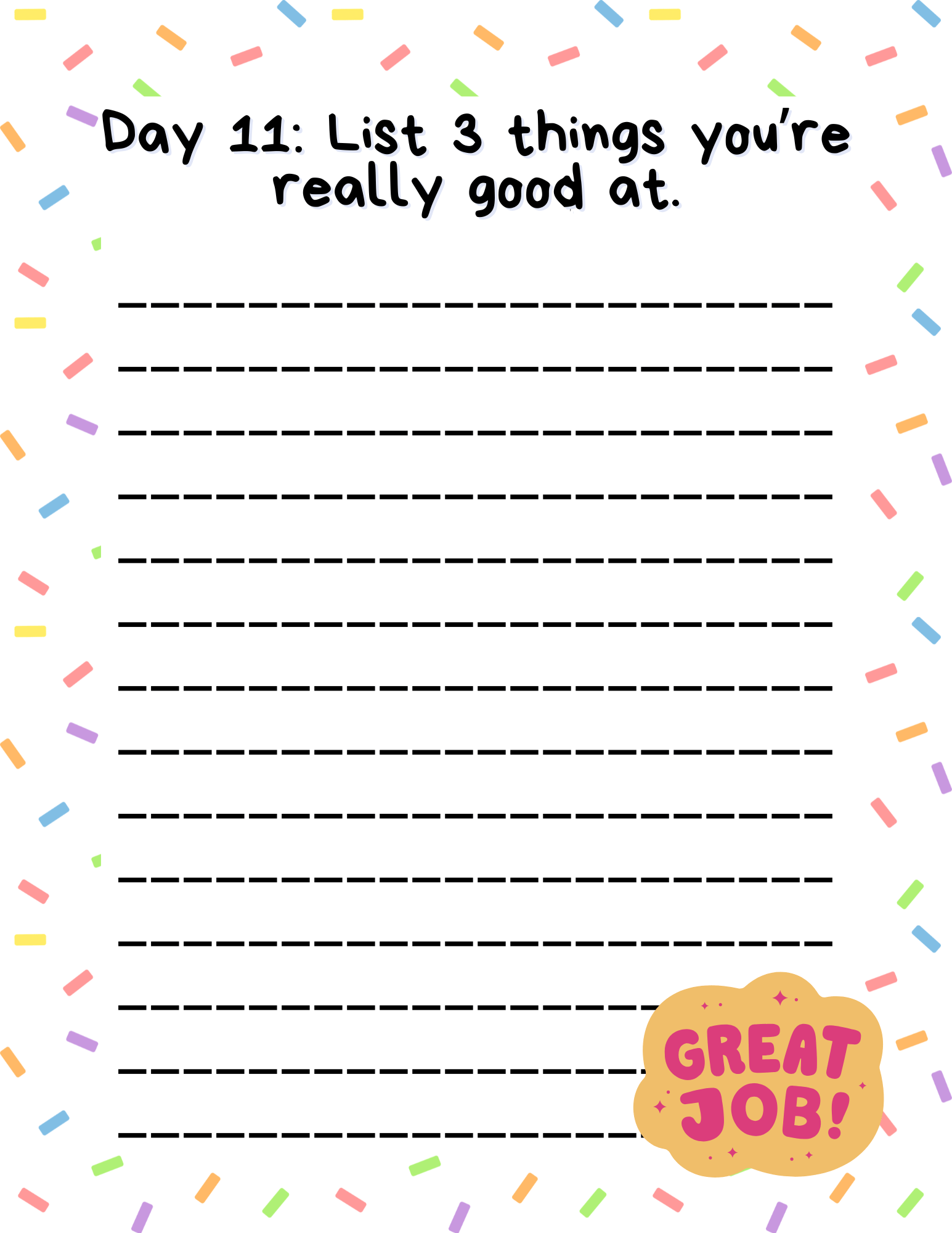 Free Positivity Journal For Kids 4