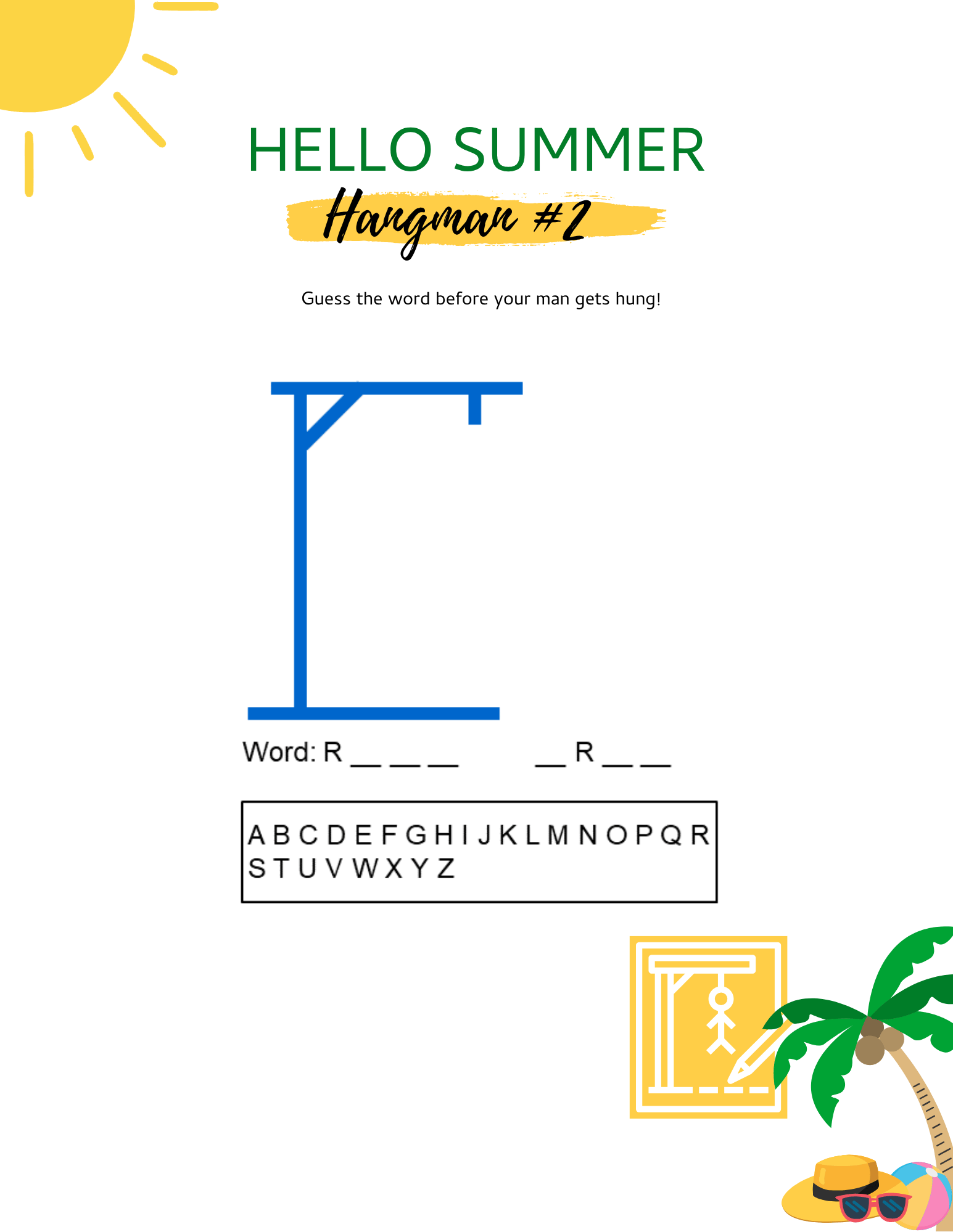 Printable Summer Activities For Kids 4
