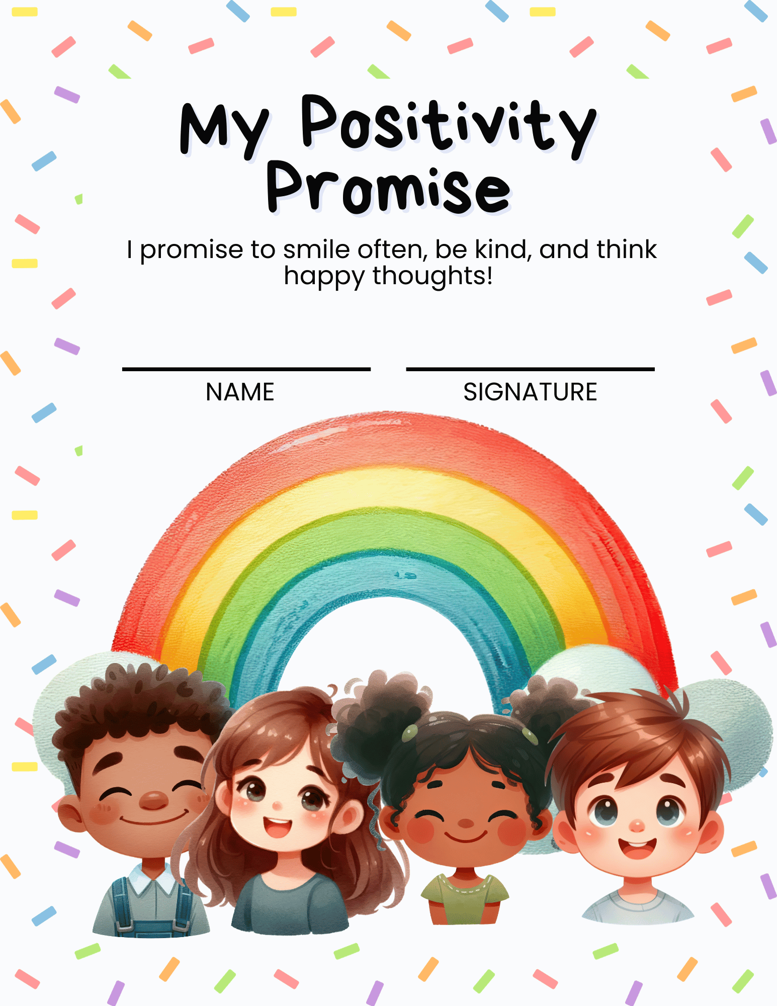 Free Positivity Journal For Kids 6