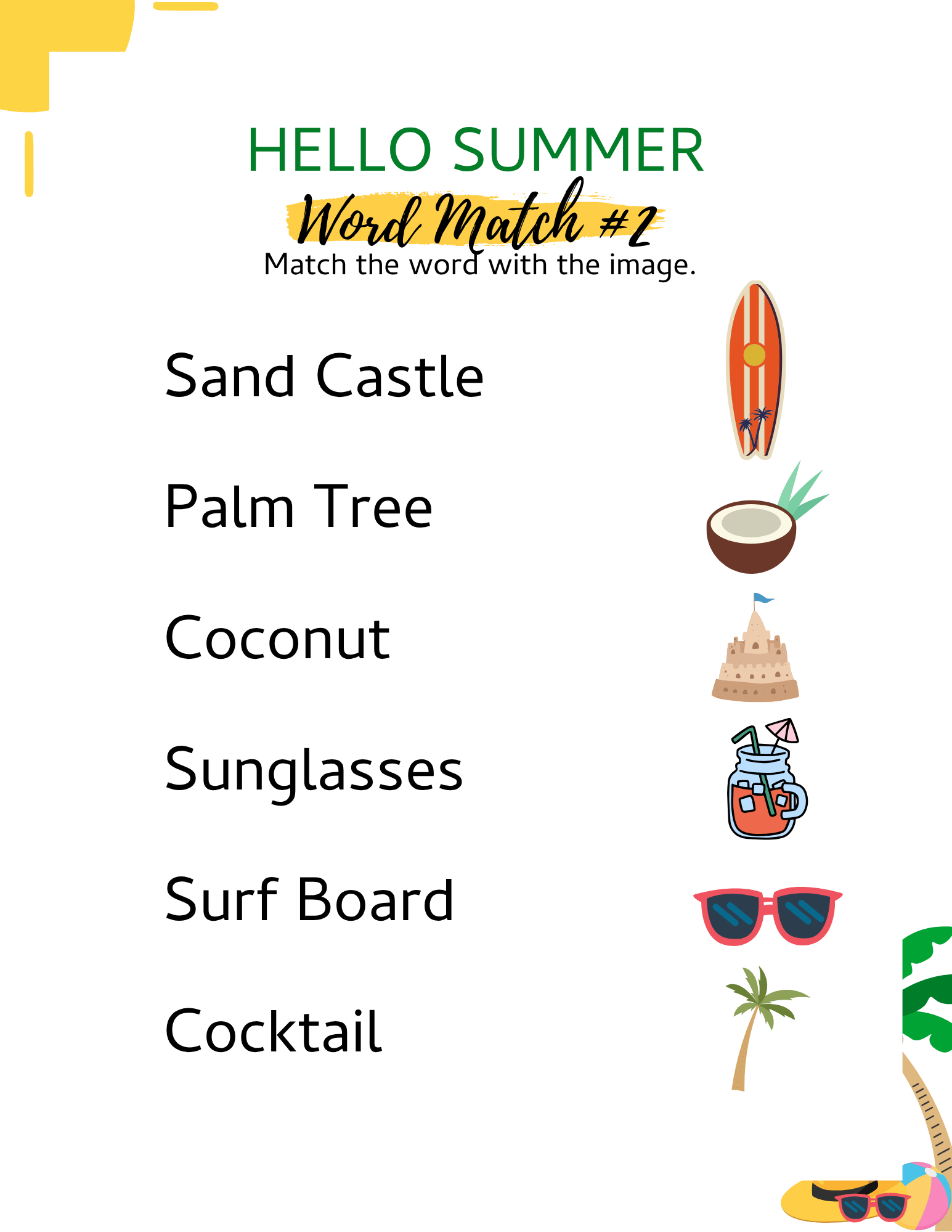 Printable Summer Activities For Kids 8
