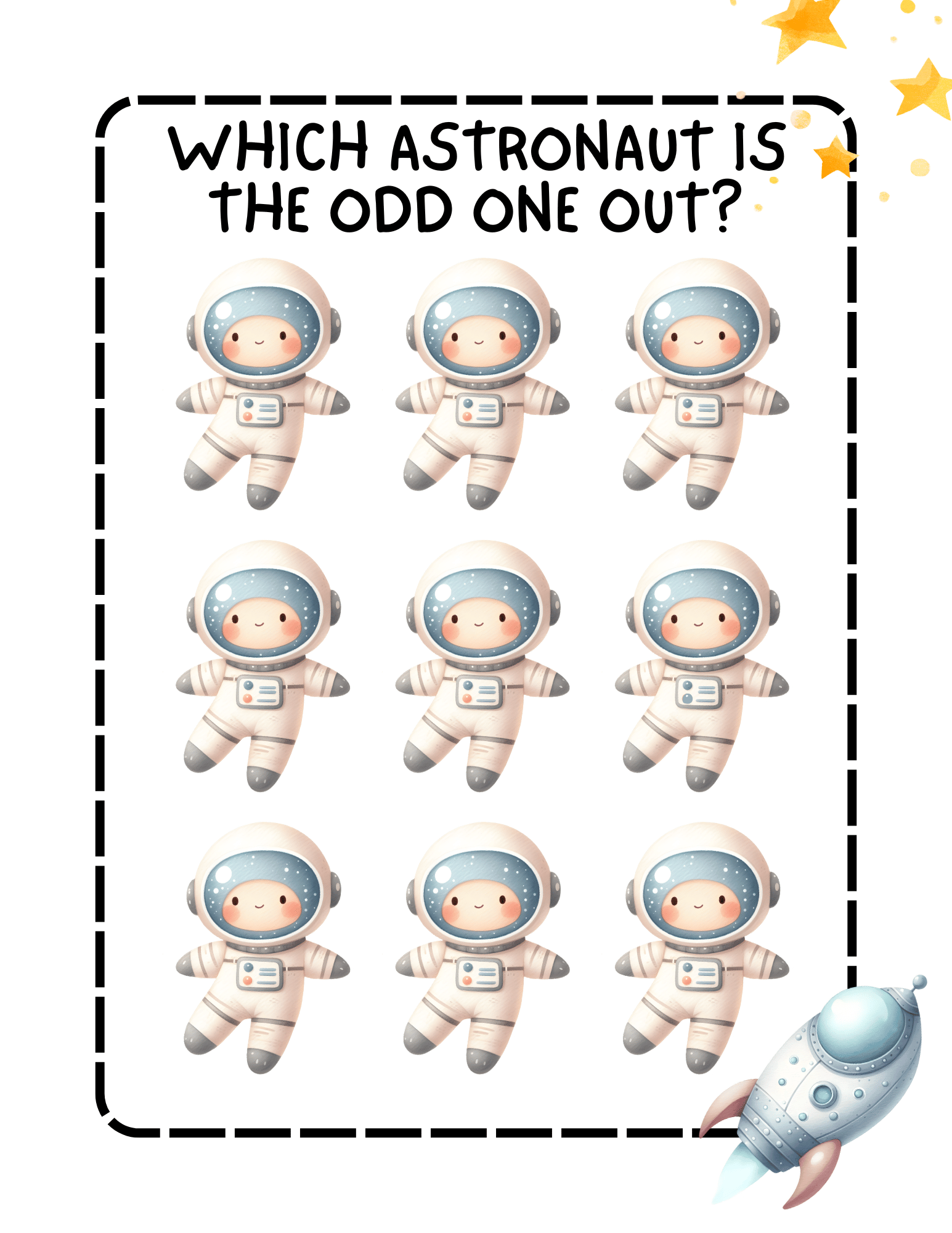 Free Space Printables For Kids 2