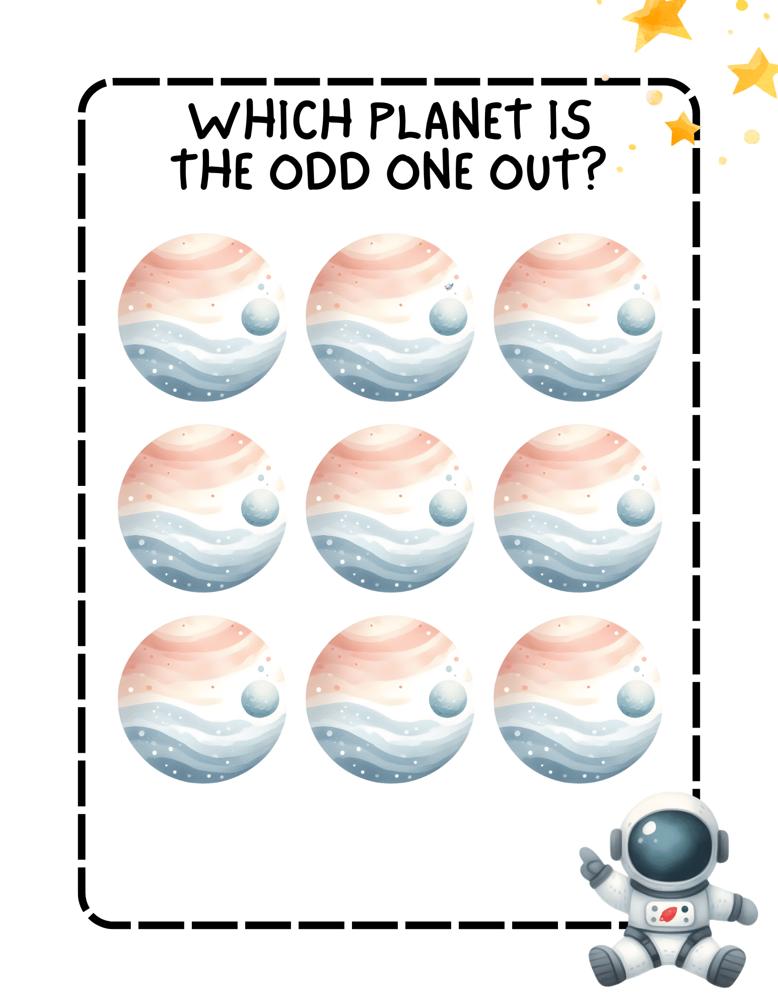 Free Space Printables For Kids 7