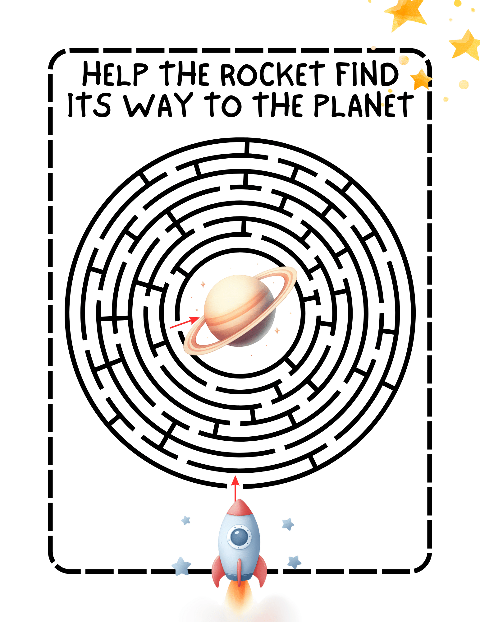 Free Space Printables For Kids 3