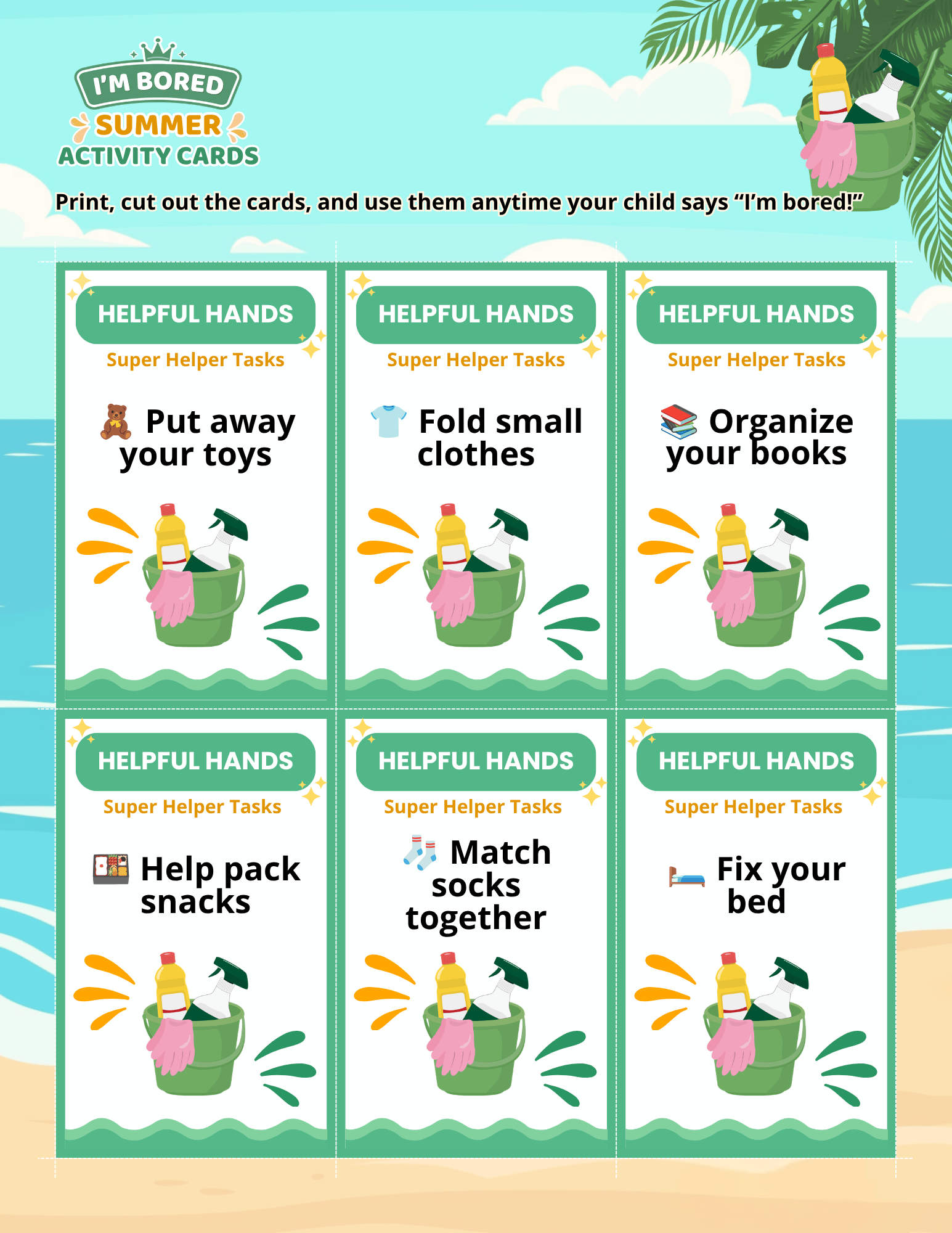Free Summer Activity Cards for Kids 5 Free Summer Activity Cards for Kids 5