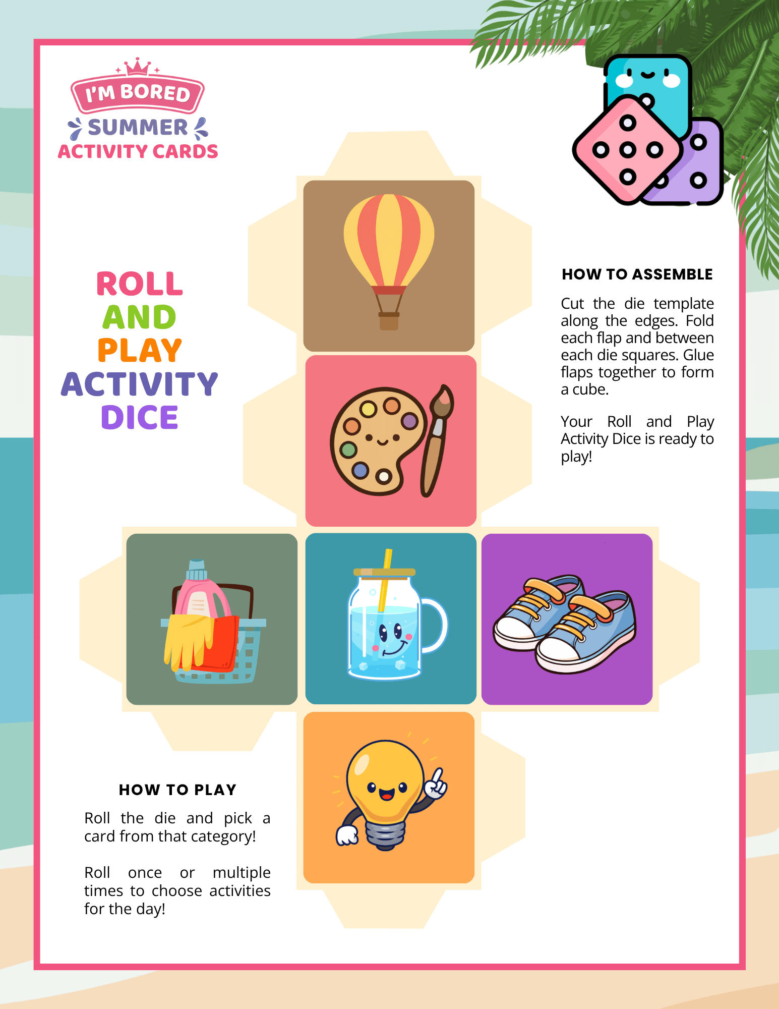 Free Summer Activity Cards for Kids 8 Free Summer Activity Cards for Kids 8