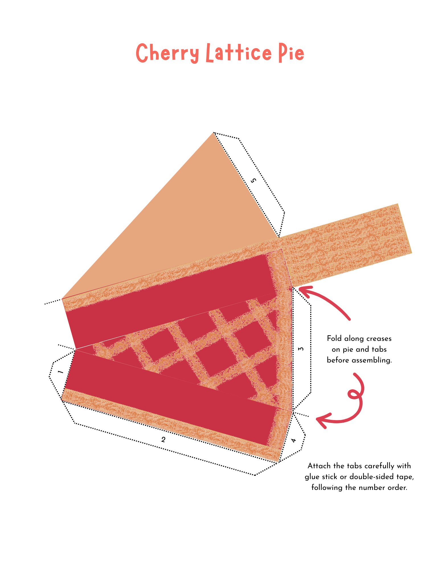 Free Cut and Fold Cake Printables 5 Free Cut and Fold Cake Printables 5