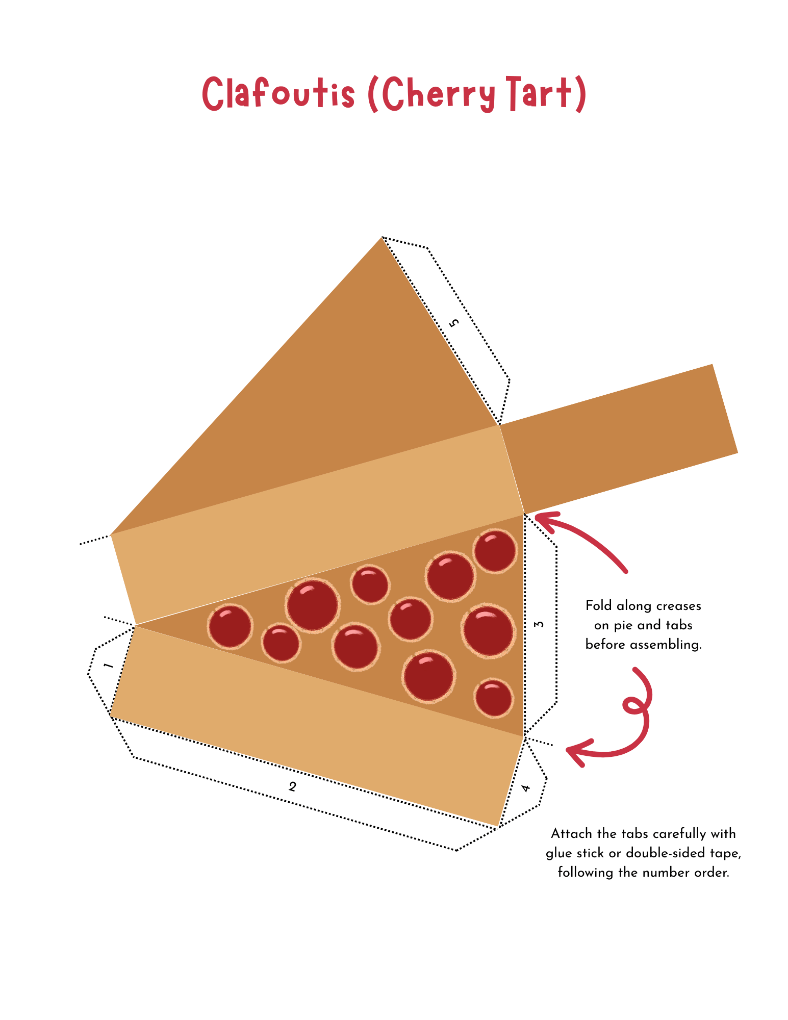 Free Cut and Fold Cake Printables 6 Free Cut and Fold Cake Printables 6